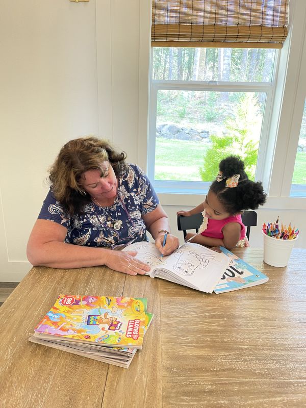 Coloring With Grandma