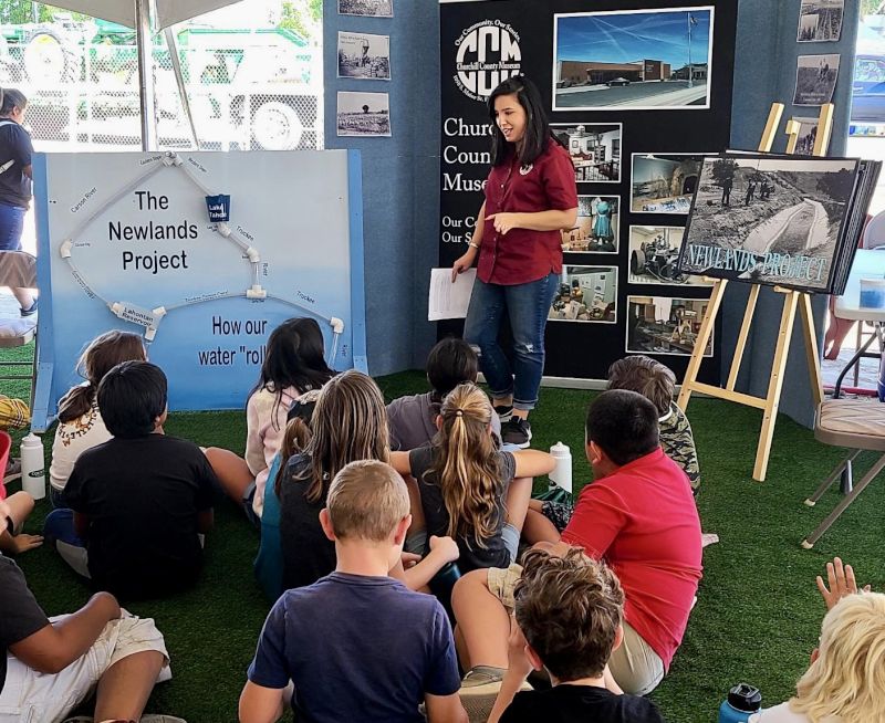 Lauren Teaching at a Festival