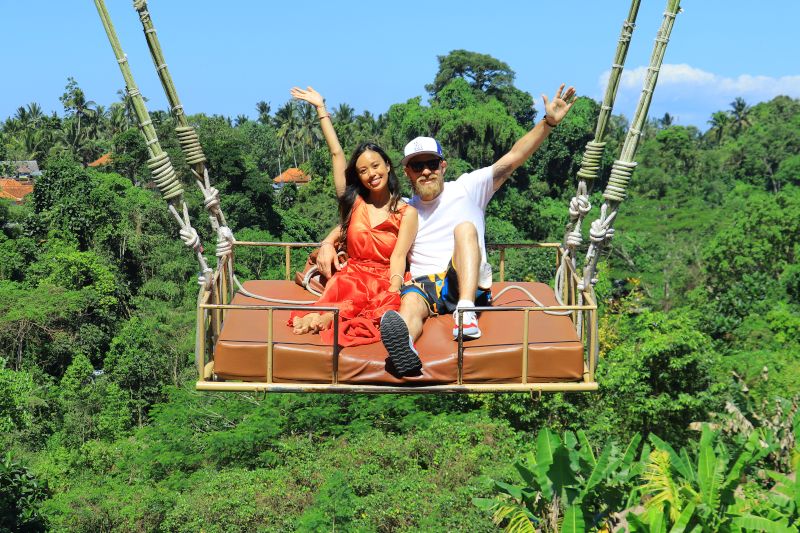 Jungle Swing in Bali