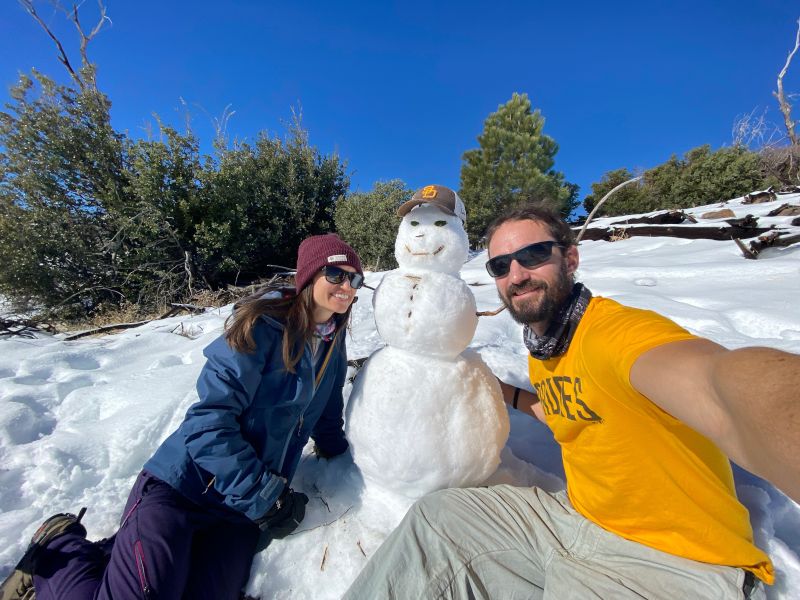 Snow in San Diego!