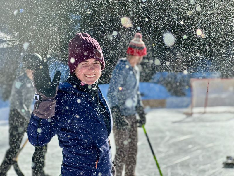 Ice Skating in the Winter