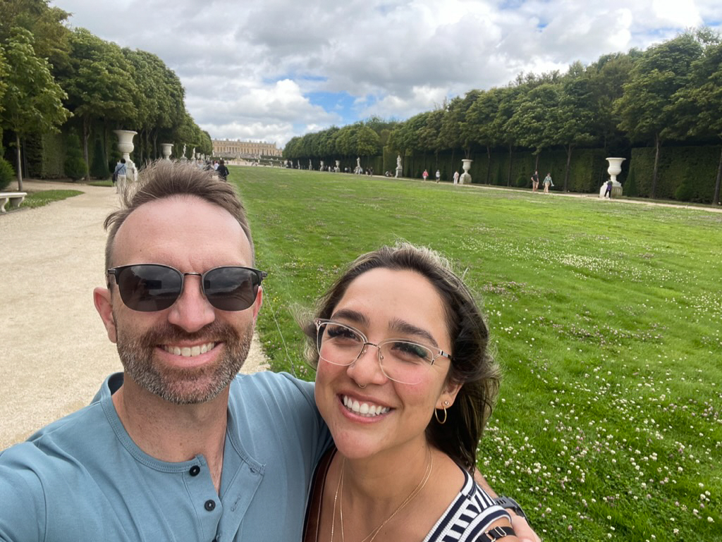 At the Palace of Versailles