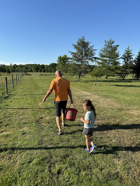 Helping Papa on the Farm