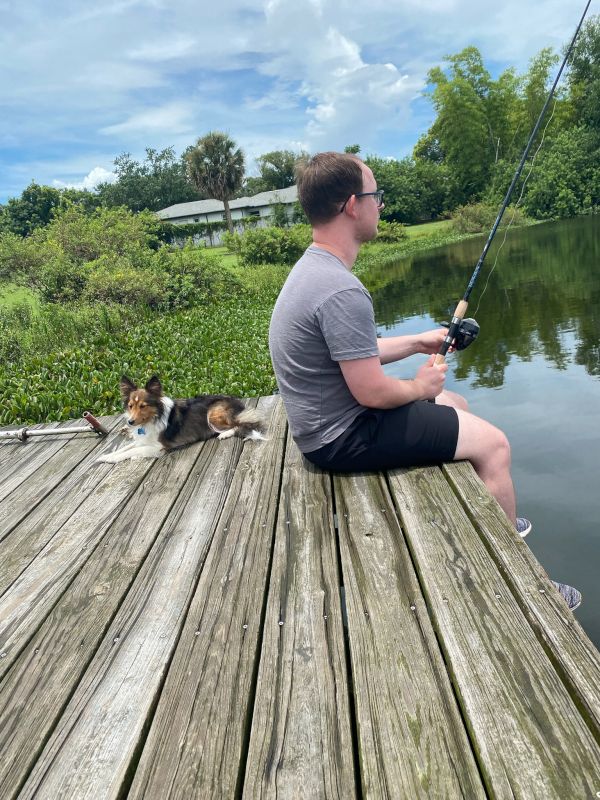 Nick Fishing With Bayleigh