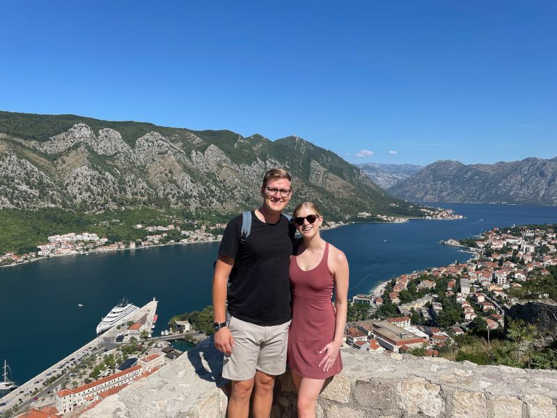 Clifftop View in Montenegro