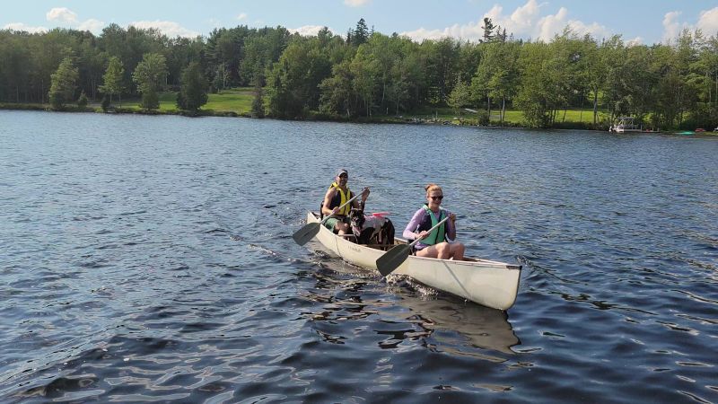 We Love Taking Out Our Canoe - Even Our Little Shark!