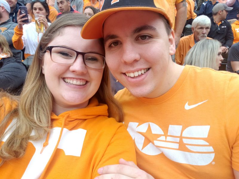 Cheering On the Tennessee Volunteers