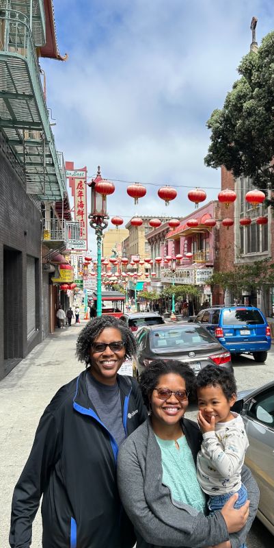 With Dayna's Mom in Chinatown